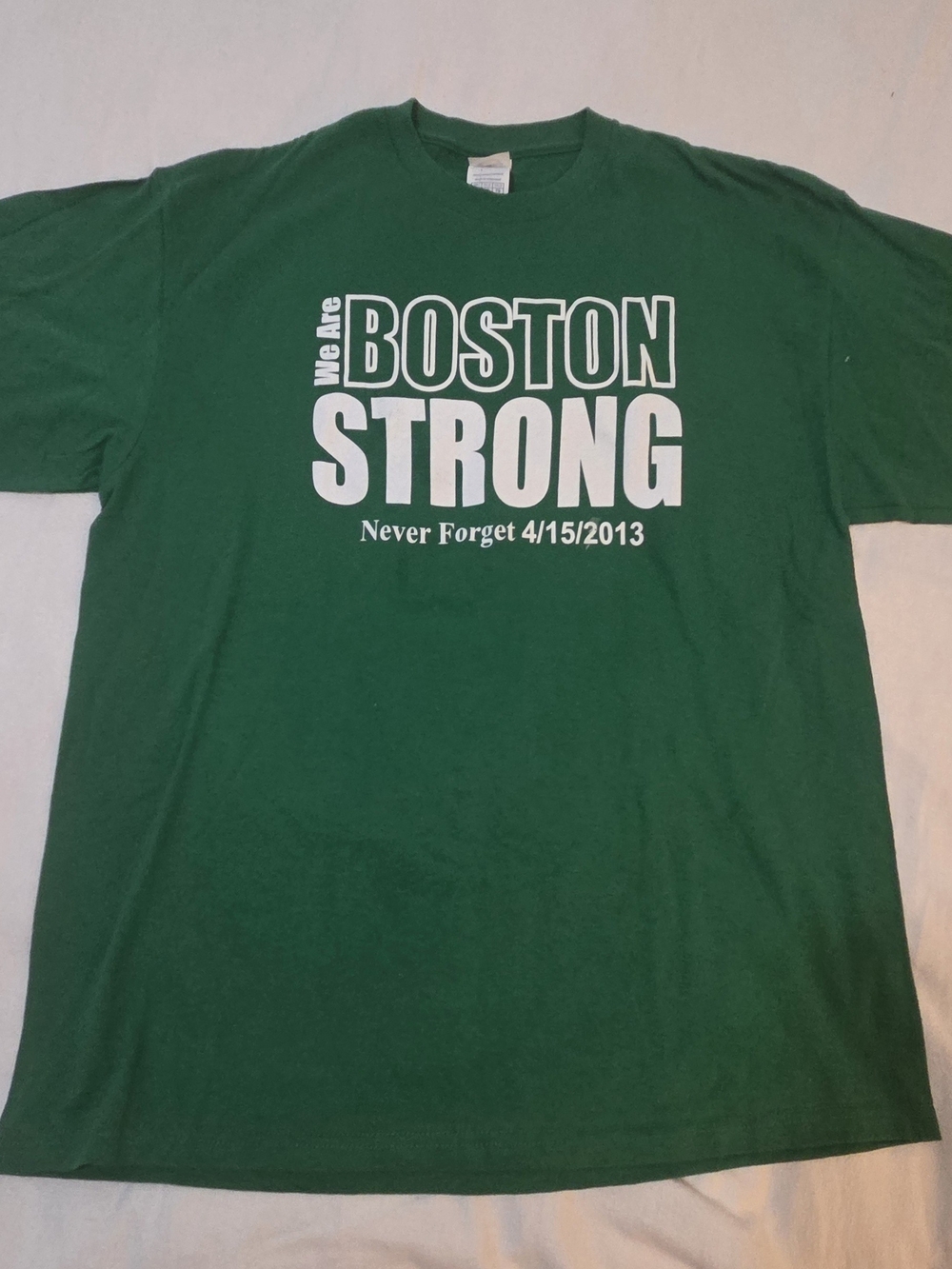 Delta Green Boston Strong Graphic Tee - White Print